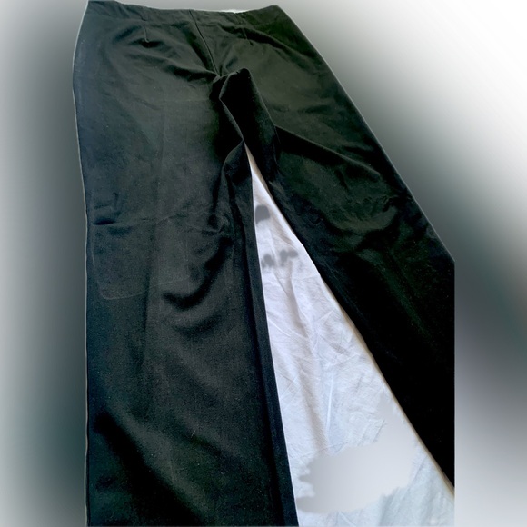 TALBOTS heritage black stretch relaxed fit pant, wide elastic waste, size 12 - Picture 2 of 5